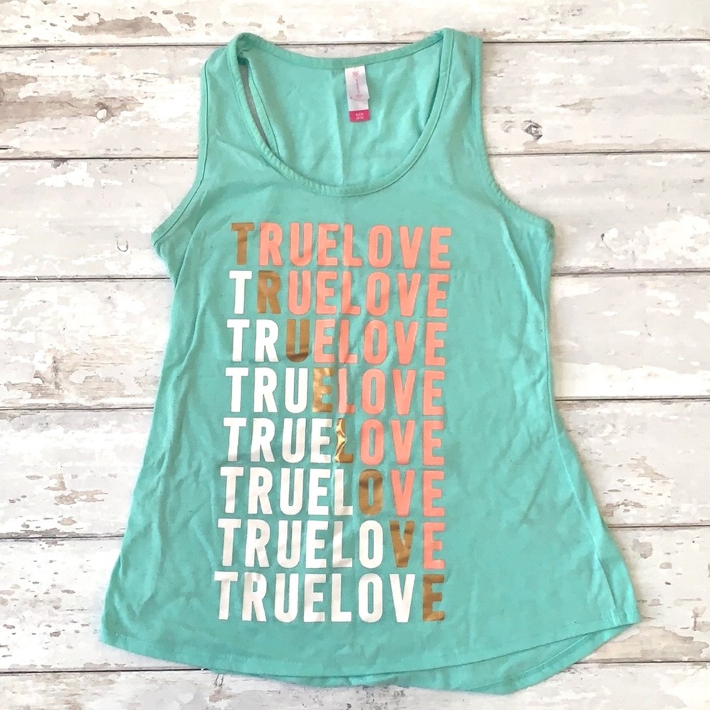 Women’s S/M Racerback Tank Top Mint Green Women’s Small 3/5